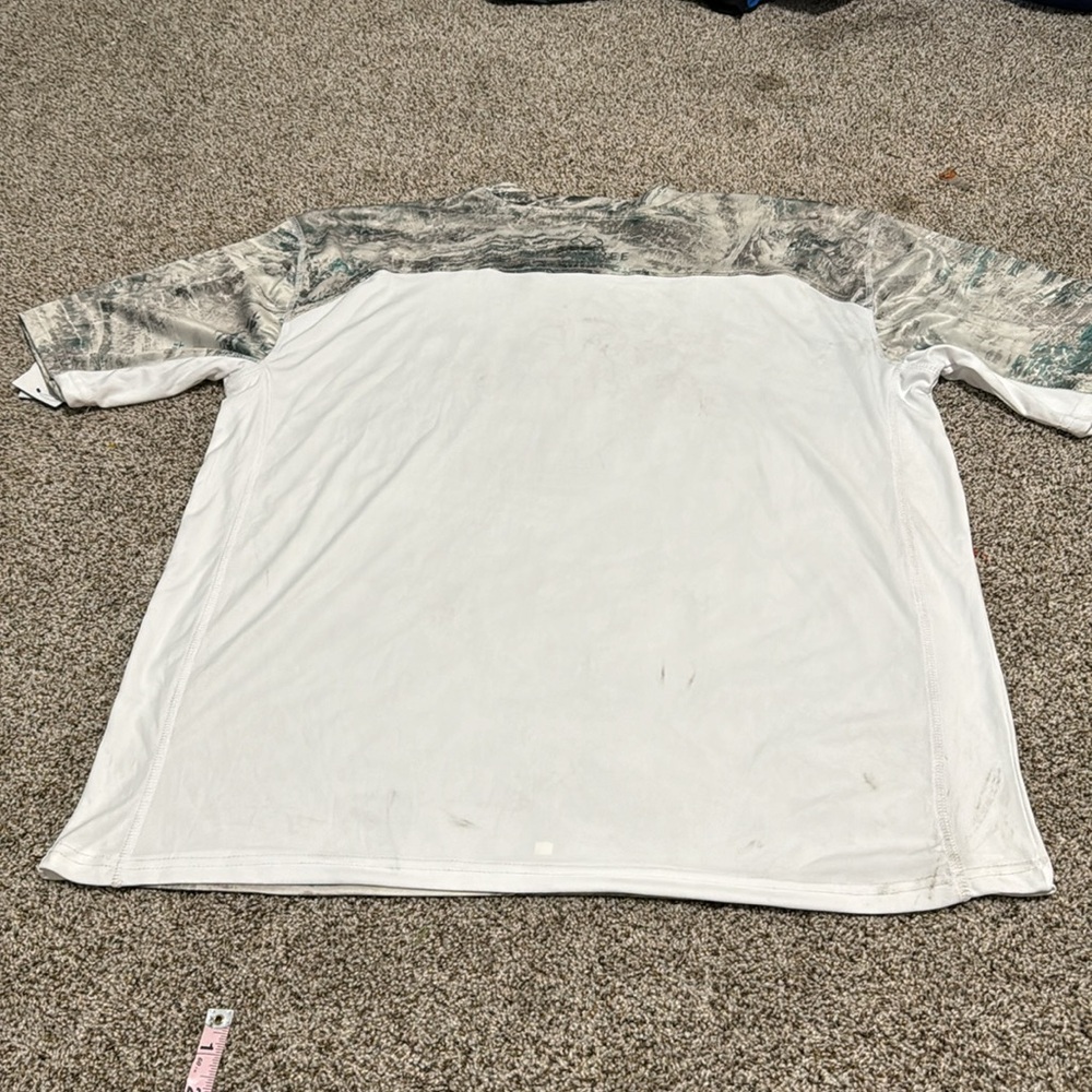 REALTREE FISHING RTF Poly Short Sleeve Tee in Aspect Arctic White size X… - Picture 6 of 8